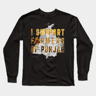 I Support Farmers of Punjab Long Sleeve T-Shirt